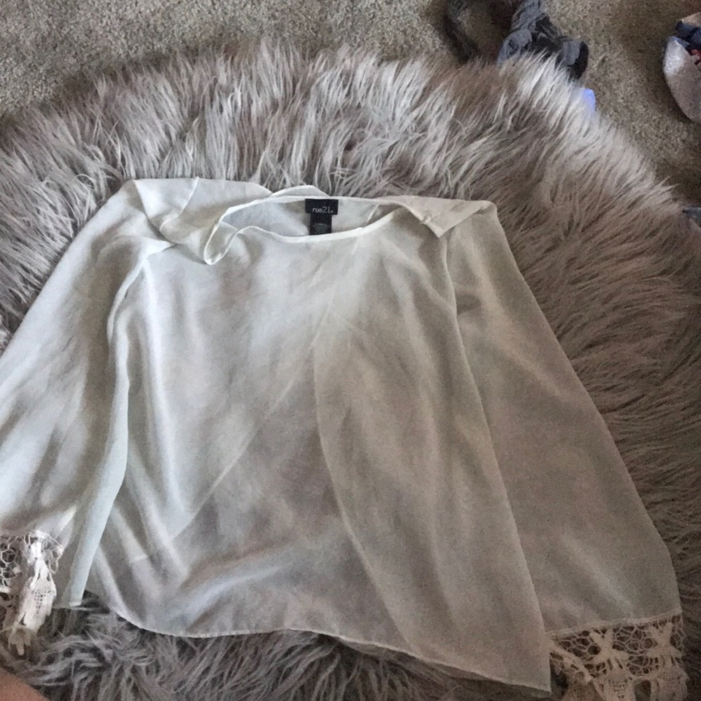 Sheer blouse